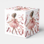 Tutu Schattige | Betoverde Ballerina Verjaardagsfe Bedankdoosjes (Achterkant)