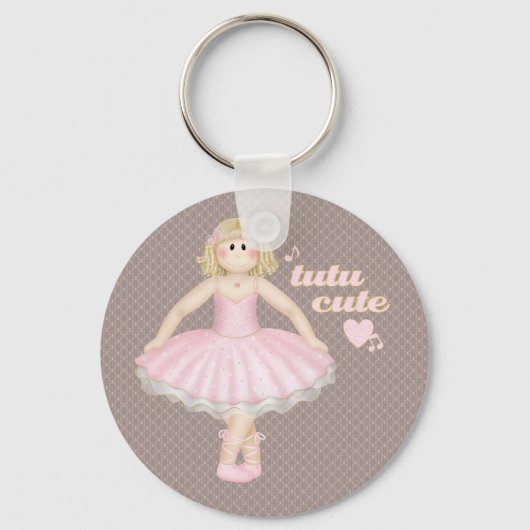 Tutu Schattige (blond) - Sleutelhanger (Voorkant)