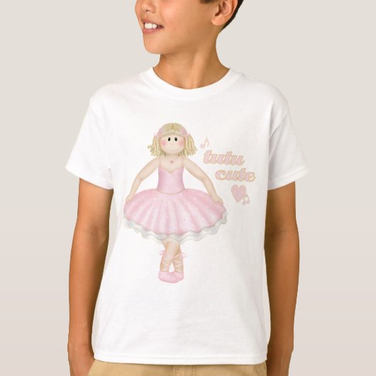 Tutu Schattige (blond) - T-shirt van Kind (Voorkant)