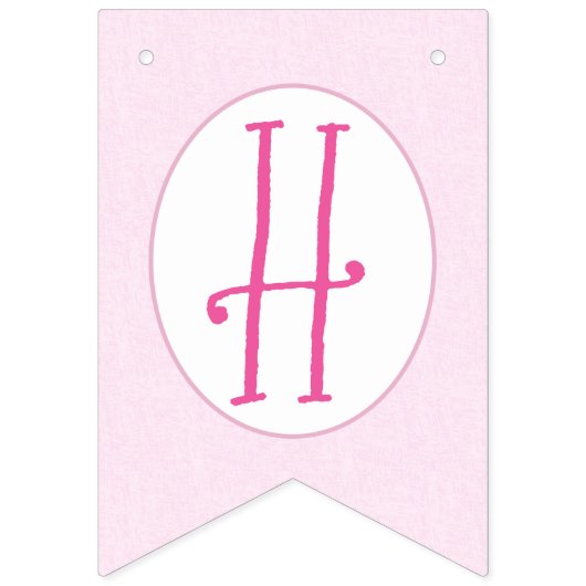 Tutu Schattige Bunny "Happy Birthday" Banner (Tweede vlag)