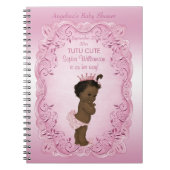 Tutu Schattige Etnisch Prinses Baby shower Gastenb Notitieboek (Voorkant)