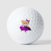 Tutu Schattige voor Spook! Teddy Bear Witch Baller Golfballen (Voorkant)