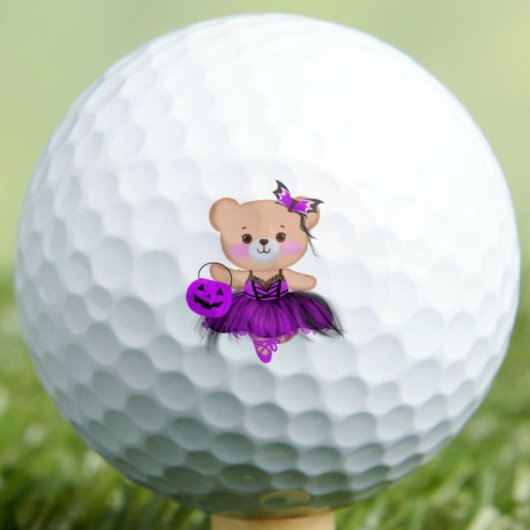 Tutu Schattige voor Spook! Teddy Bear Witch Baller Golfballen