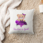 Tutu Schattige voor Spook! Teddy Bear Witch Baller Kussen (Deken)