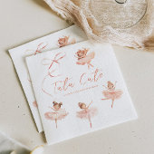 Tutu Schattigee Ballerina Verjaardag Servet