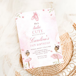 Tutu Schattigee balletdanser Ballerina Verjaardag Kaart