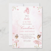Tutu Schattigee balletdanser Ballerina Verjaardag Kaart (Voorkant)