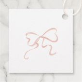 Tutu Schattigee Elegante Ballerina Verjaardag Dank Bedankjes Labels (Achterkant)