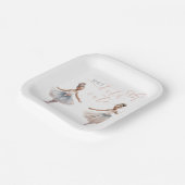 Tutu Schattigee Elegante Ballerina Waterverf Verja Papieren Bordje (Gebogen)