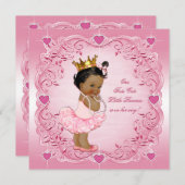 Tutu Schattigee etnische prinses liefde harten Bab Kaart (Voorkant / Achterkant)