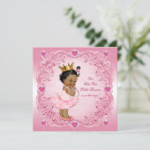 Tutu Schattigee etnische prinses liefde harten Bab Kaart (Staand voorkant)
