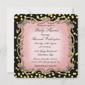 Tutu Schattigee etnische prinses zwart gouden Conf Kaart (Achterkant)