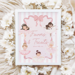 Tutu Schattigee Meisjes '2e Ballerina Favors & Tra Poster