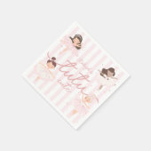 Tutu Schattigee Meisjes '2e Ballerina Verjaardag Servet (Hoek)