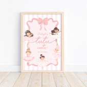 Tutu Schattigee meisjes '2e ballerina verjaardag w Poster