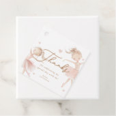 Tutu Schattigee meisjes tweede ballerina verjaarda Bedankjes Labels (In situ)