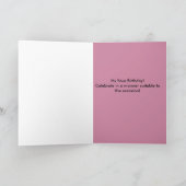 Tutu verjaardagskaarten voor senioren kaart (Binnen)