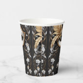 tutu zwart goud chic Masquerade 50e verjaardag Papieren Bekers (Rechts)