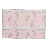 Tutus and Tiaras Pink Standard Kussensloop (Achterkant)