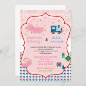 Tutu's en broers en zussen uitnodigen voor hun ver kaart (Voorkant / Achterkant)