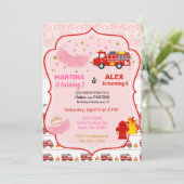 Tutus en een broeduitnodiging voor broers en zusse kaart (Staand voorkant)