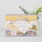 Tutus en Tea Party meisjes aankleden Kaart (Staand voorkant)