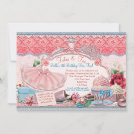 Tutus en Tea Party meisjes aankleden Kaart