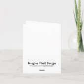 Tutwa, Giraffe in Tetswana, Kaart (Achterkant)