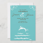 Tuurblauw Aquarel Ombre Mandala Wij Zijn Gevlucht  Kaart (Voorkant)