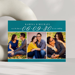 Tuurblauw Trouw Collage Save-the-Date Save The Date