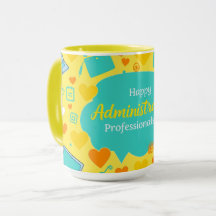 Tuurgeel Admin Professionals Dag Iconen
