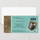 Tuurkleurige nepleopard en bijpassende parels uitn (Voorkant / Achterkant)