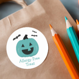 Tuurkoolpompoen Allergeenvrij Ronde Sticker