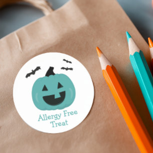 Tuurkoolpompoen Allergeenvrij Ronde Sticker