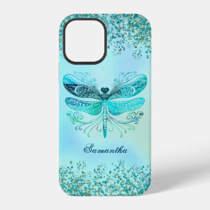 Tuurlijk Abstract Libel Glitter iPhone 12 Hoesje