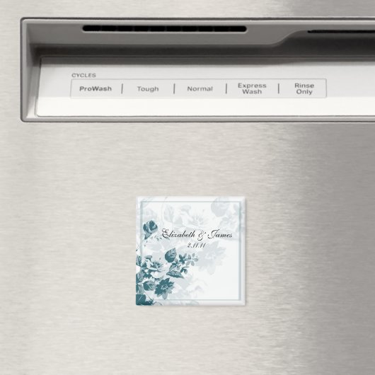 Tuurlijk Elegante Bloem Bruiloft Geschenk Magneten (Insitu (Vaatwasser))