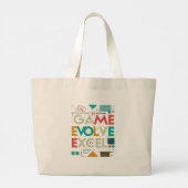 Tuurlijk, hier is een tasontwerp met de tekst "Gam Grote Tote Bag (Achterkant)