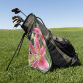 Tuurlijk Lelies Tuin Bloemen Golfhanddoek (Groen)