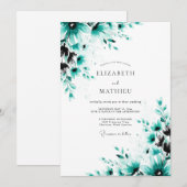 Tuurlijk Lentewedding in Ademloze Tint Kaart (Voorkant / Achterkant)