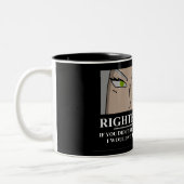 Tuurlijk oermiddel tweekleurige koffiemok (Links)