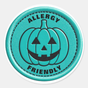 Tuurpompoen Allergeenvriendelijke Niet-voedsel Beh Ronde Sticker