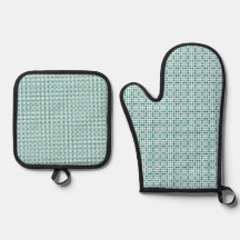 Tuurquoise diamant patroon