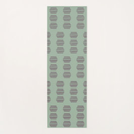 Tuurquoise en Paarse Geometrisch Yogamat