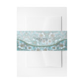 Tuurwit Bloem Uitnodigingen Wikkel (Voorkant Voorbeeld)