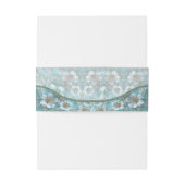 Tuurwit Bloem Uitnodigingen Wikkel (Achterkant Voorbeeld)