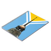 TUVA - Centraal-Azië - Monument en notitieboek van (Linkerzijde)