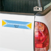 Tuva Flag - Tuva of Bust! Bumpersticker (Op Truck)