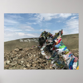 Tuva - om mani padme hum - poster van het boeddhis