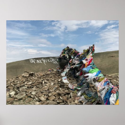 Tuva - om mani padme hum - poster van het boeddhis (Voorkant)