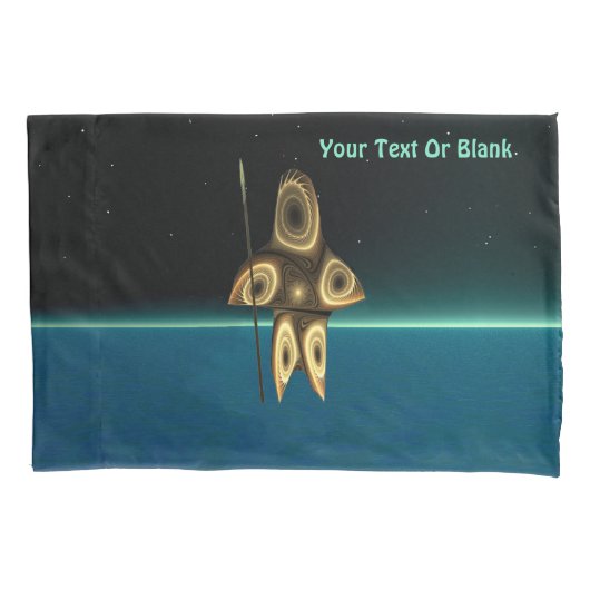 Tuvaaq - Fractal Inuit Hunter Kussensloop (Voorkant)